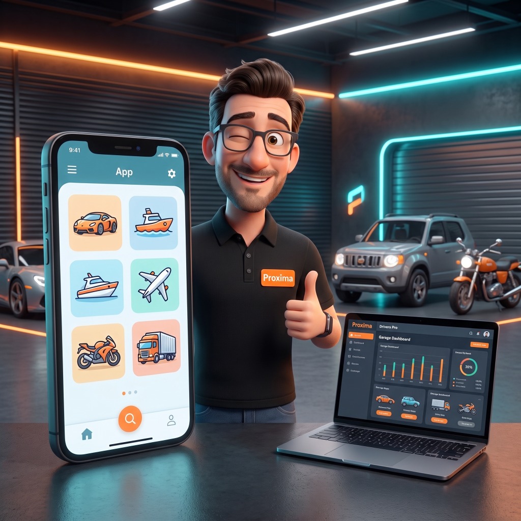 DALLA STRADA AL SALONE: APP MOBILE & PORTALE PRO.